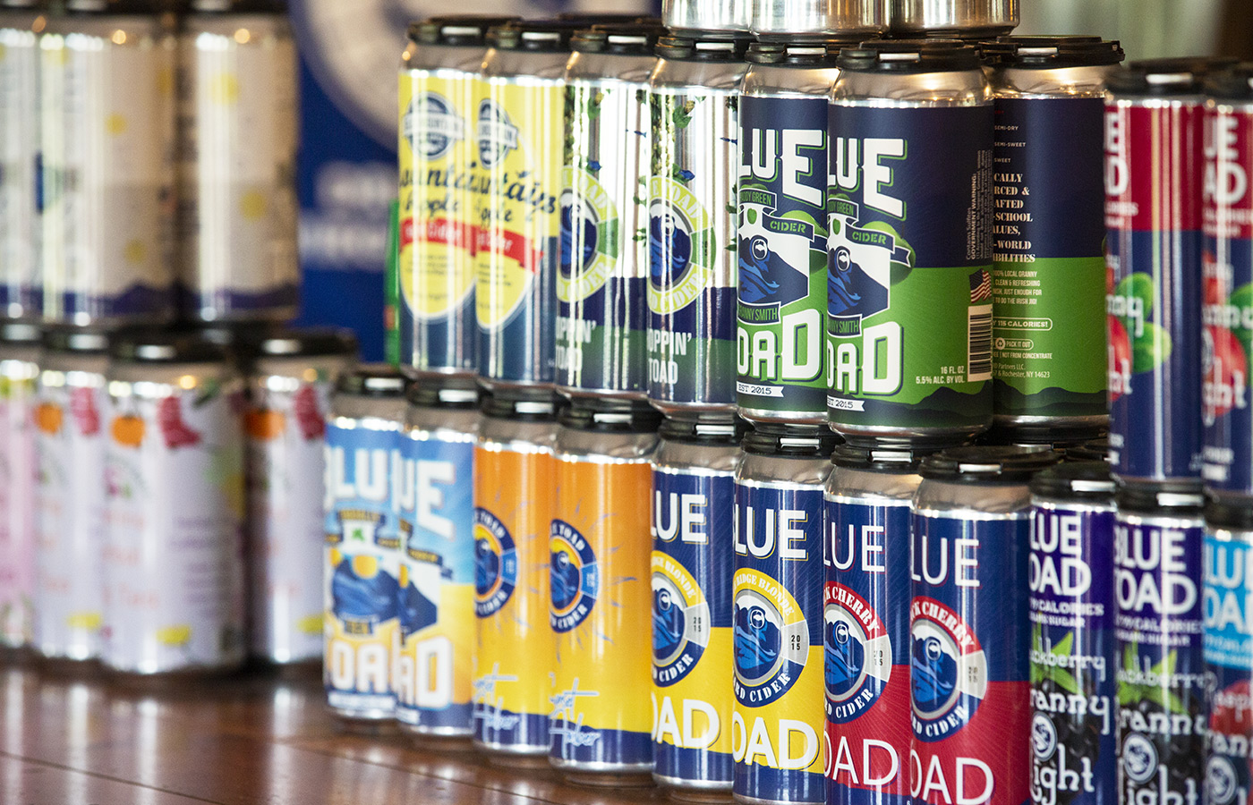 Blue-Toad-Hard-Cider in cans